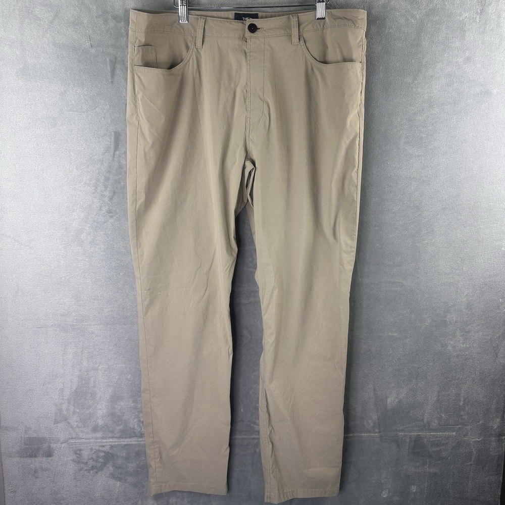 The North Face Renewed Pants Mens 38 Khaki Nylon Stretch 5 Pocket Hiking